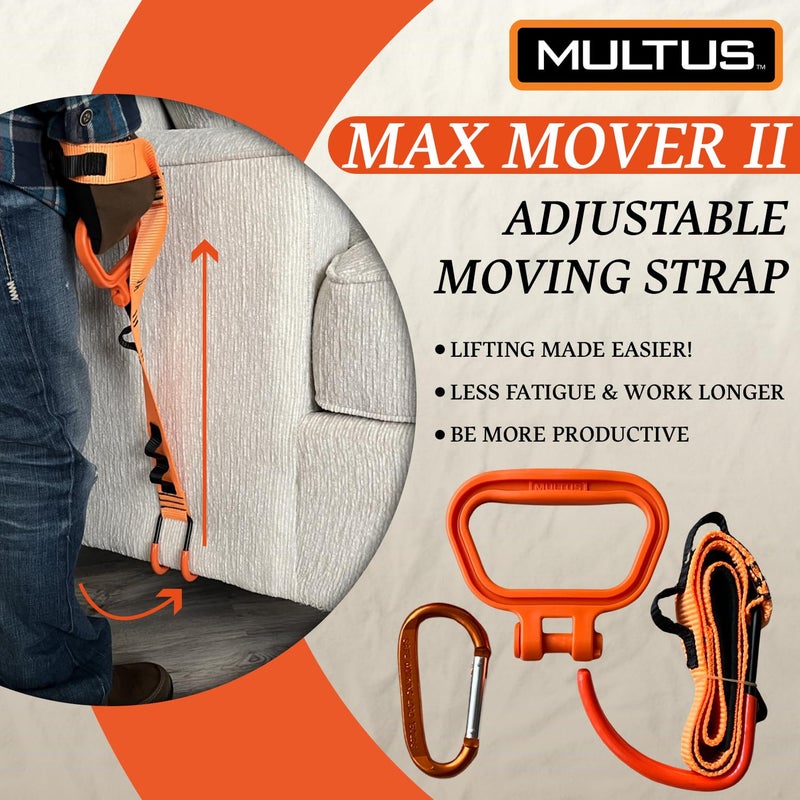 MULTUS Max Mover II Panel Lift – Must-Have Drywall, Plywood & Sheetrock Carrier Tool | Heavy Duty Ergonomic Handle for Pros & DIY Movers - Image 2